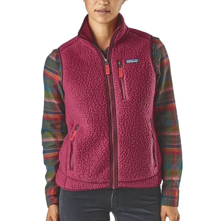 W's retro pile vest pelican Clearance